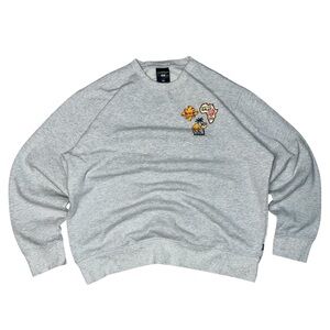 HUF x Land Cruiser Overland Touring Ash Crewneck Sweatshirt Size XL